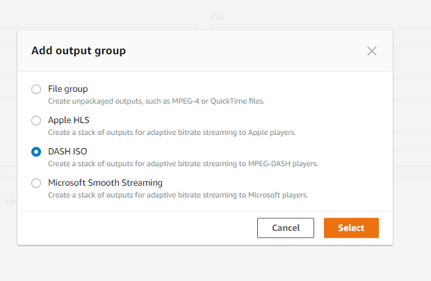 MediaConvert output